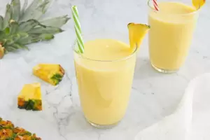 Paso a paso: Cmo hacer batido de yogur y pia?, te ayuda a reducir el abdomen y quemar grasas