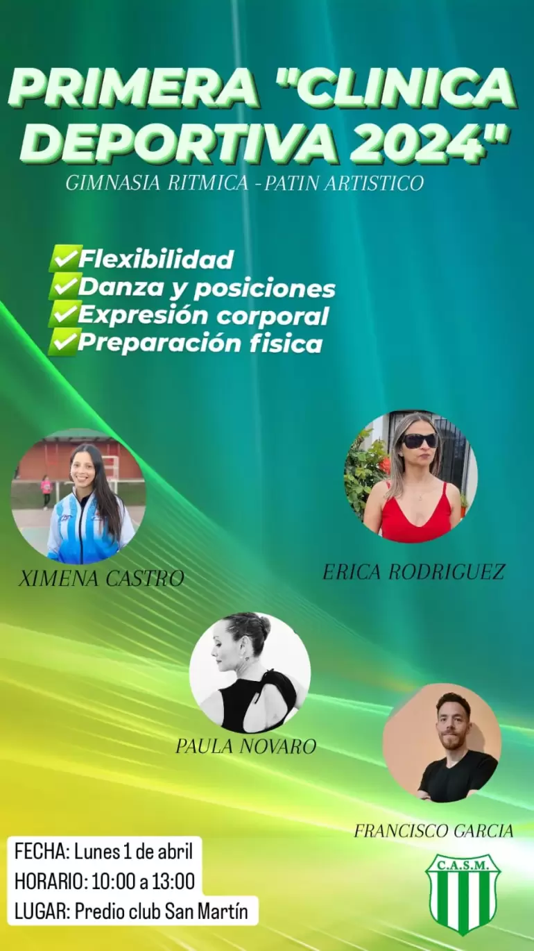 Primera cl�nica deportiva 2024 en San Mart�n de El Ba�ado