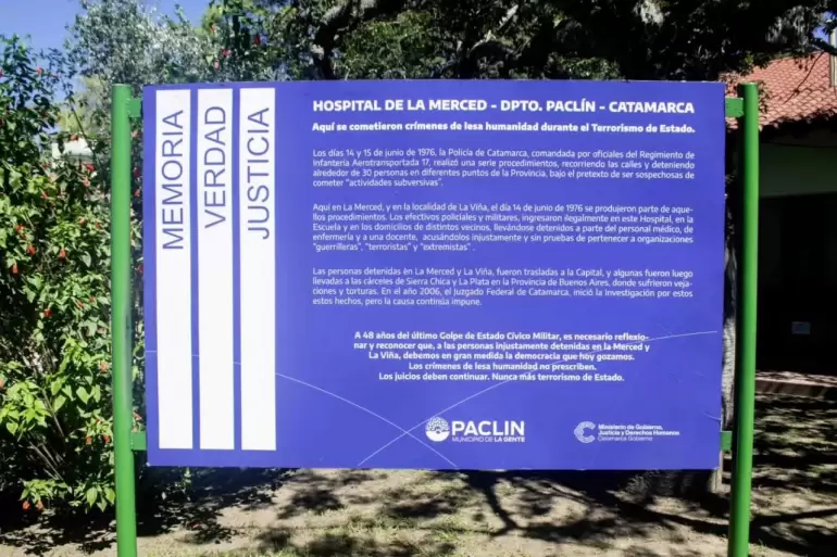 El Hospital de La Merced fue señalizado como Sitio de la Memoria