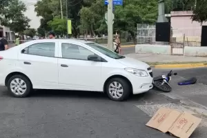 Motociclista termina con graves heridas tras un siniestro vial