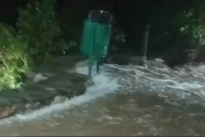 Declaran la emergencia climtica en Fiambal tras el alud y los daos en las Termas