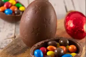 Huevo de pascua sin TACC y sin utilizar moldes
