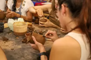 Gran participaci�n en los talleres realizados en la Feria Artesan�as y Dise�o