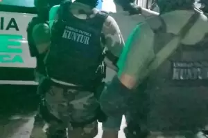 Tras ardua negociacin, aprehendieron a un hombre atrincherado