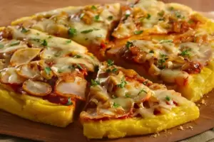 Paso a paso, cmo hacer pizza de polenta, rpida y fcil