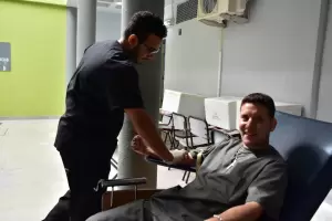 Exitosa colecta de sangre en la UNCA