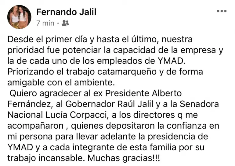 fernando jalil ymad despedida