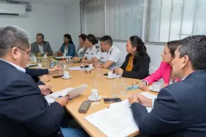 Reunin con autoridades por iniciativa de formacin continua de la Polica y Servicio Penitenciario