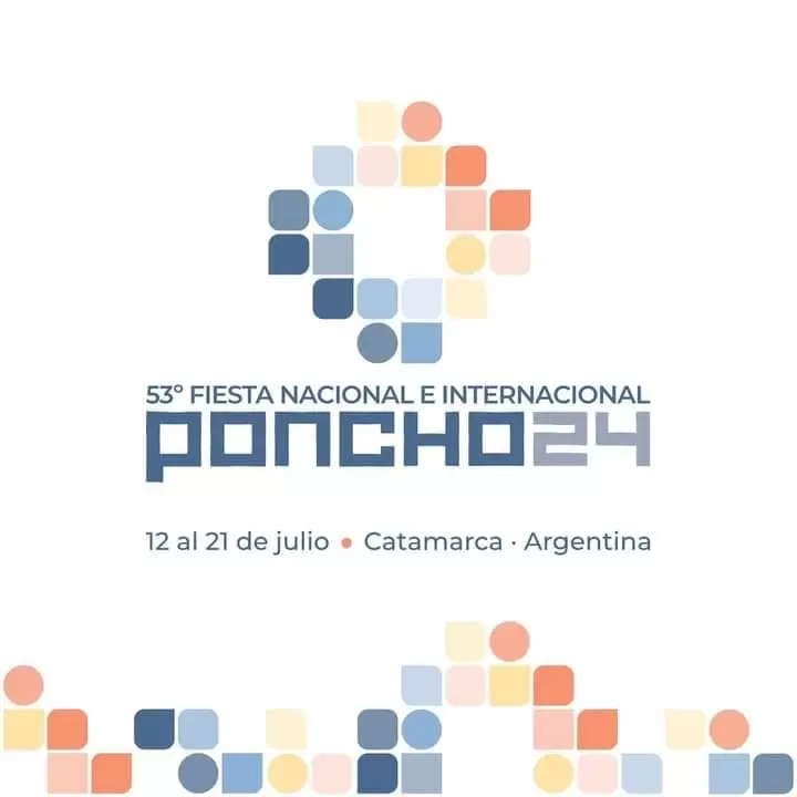 Fiesta Nacional del Poncho 2024: Se conoci el nuevo logo