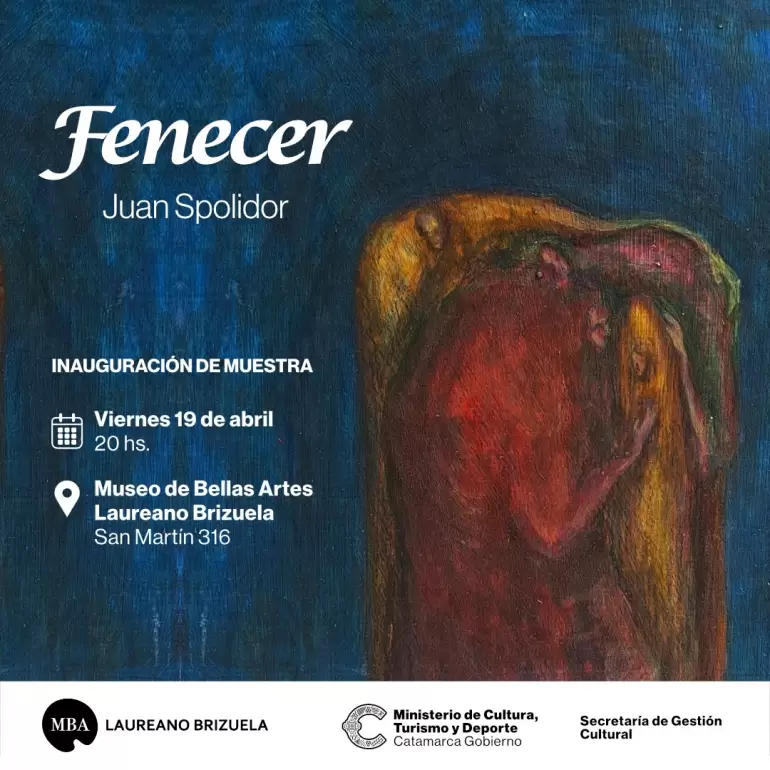 Inaugura Fenecer, muestra de Juan Spolidor en el Museo Laureano Brizuela