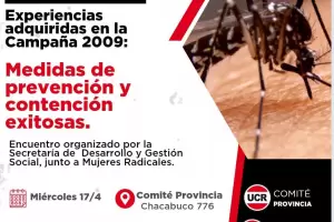 Charla sobre Dengue y experiencias exitosas en la UCR