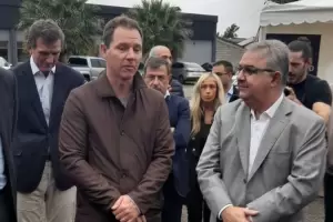 Jalil y Brito inauguraron una sucursal del Banco Macro