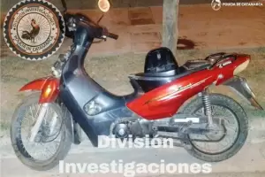 Recuperan una motocicleta sustra�da