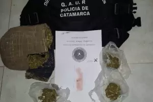 Secuestran droga y detienen a dos personas en Andalgal