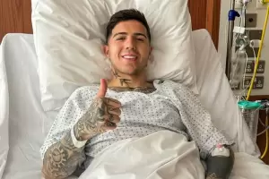 El mensaje de Enzo Fernndez tras su operacin: "Voy a volver ms fuerte que nunca"