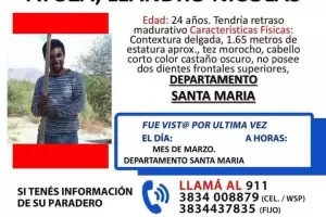 Buscan intensamente a un joven con discapacidad desaparecido desde marzo