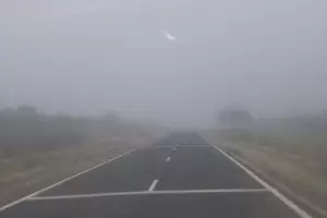Capayn: Visibilidad reducida por neblina sobre Ruta Nacional n 60