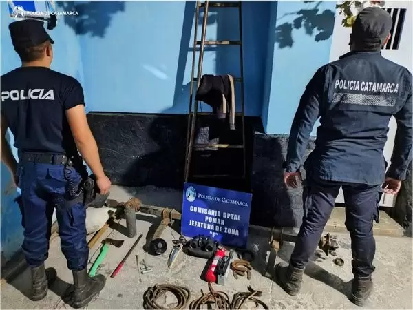 Tras allanamientos en Pomn, personal policial recuper varios elementos sustrados