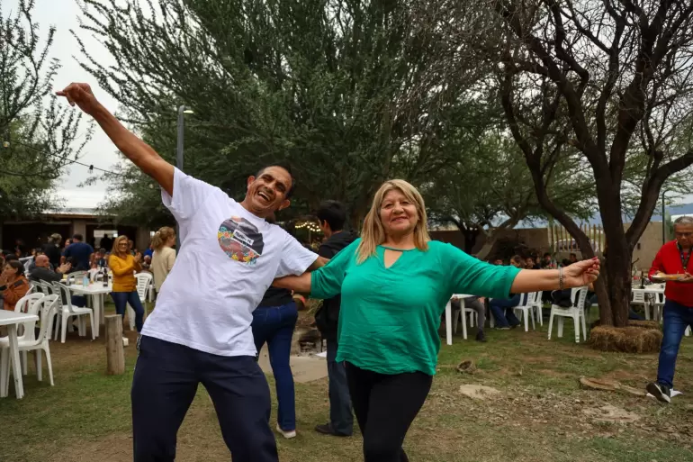 La gente cop la Casa de la Puna en el da del trabajador