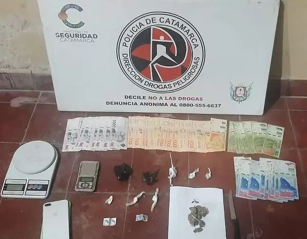 Secuestran cocaina 2kg de marihuana en el sur de la capital
