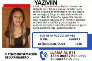 Desesperada bsqueda de Milena Jazmn Barrionuevo