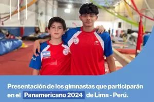 Verasay y Rivera listos para el Campeonato Panamericano Juvenil de Gimnasia de Trampol�n