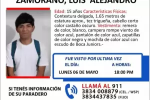 Encontraron a Zamorano, el adolescente desaparecido