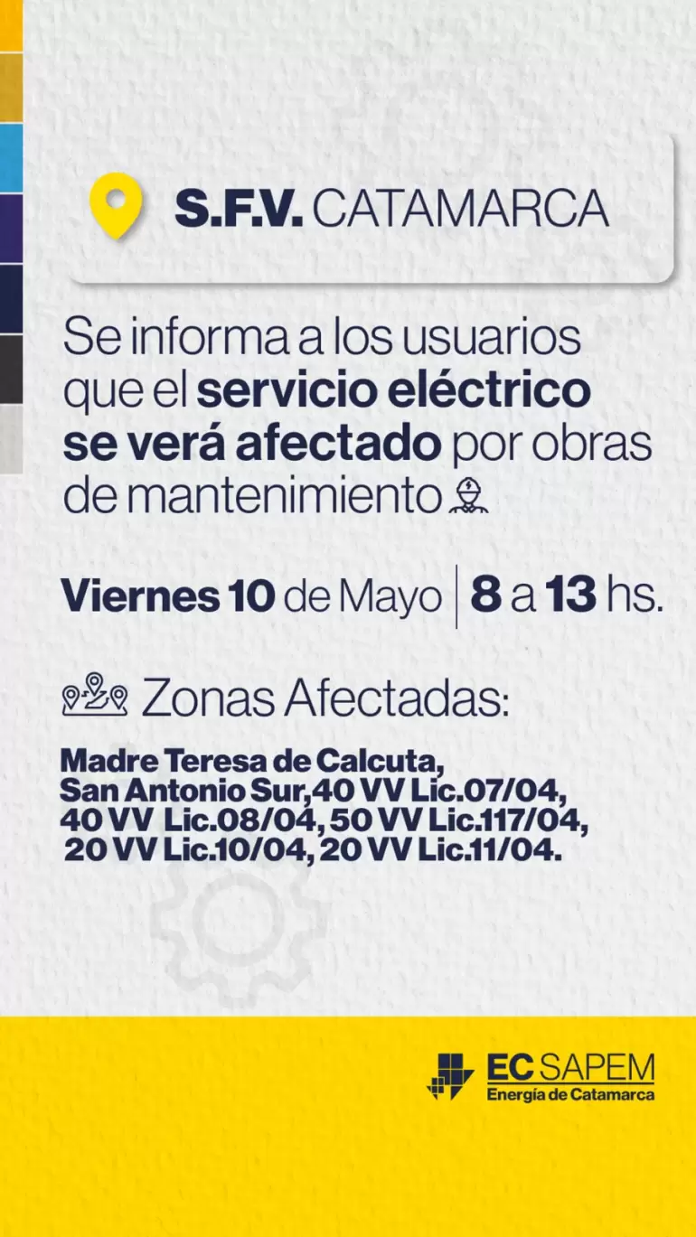 corte de servicio capital