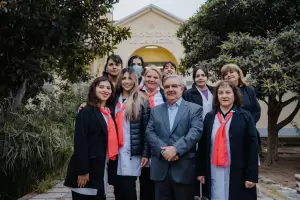 Jalil visit la Escuela de La Quebrada