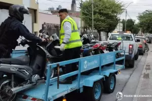 Secuestran ms de 20 vehculos en varios controles en la Capital y Valle Viejo