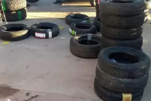 Secuestraron neumticos en un control vehicular