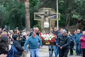 Con devocin culminaron las fiestas del Seor de los Milagros en La Tercena