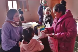 Salud brind ms de 200 atenciones en Laguna Blanca y Corral Blanco