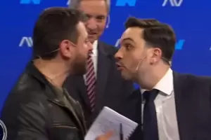 Marra y Grabois a los gritos en TV: "Manito blandita es de garca y por lo menos yo no le robo a los pobres