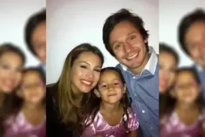 Bajo el arcoiris y con una enorme sonrisa: Pampita homenaje a su hija Blanca