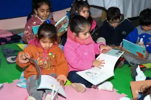 Mera entreg� libros a alumnos del JIN N�14 de San Antonio