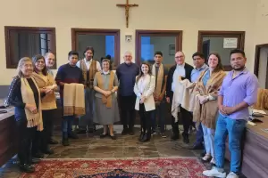 Artesanos locales llevaron sus tejidos al Dicasterio de Desarrollo Humano Integral