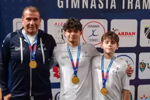 Catamarqueos ganaron medalla de oro en Gimnasia de Trampoln en Per