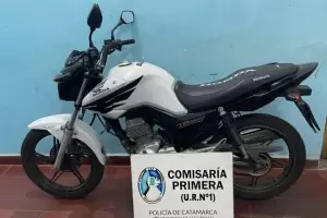Recuperan en Capital una moto sustrada