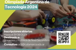 Abren las inscripciones para la Olimpada Argentina de Tecnologa 2024