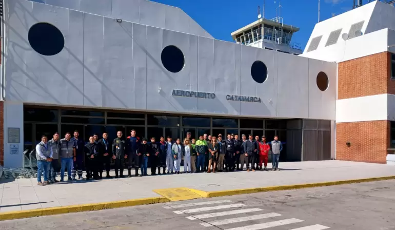 simulacro accidente aeropuerto