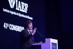 Javier Milei declar� en el IAEF: "Vamos a volver a ser un pa�s grande"
