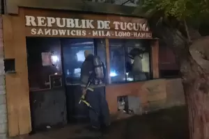Dejaron la freidora encendida en una rotiseria y provoc un incendio
