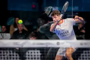 As vive Agustn Tapia la Premier Padel en Mar del Plata
