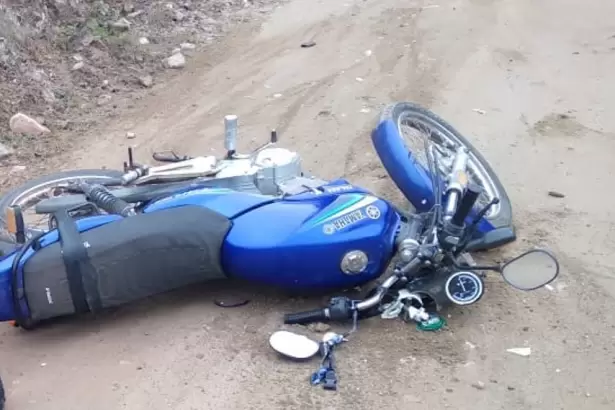 Derrape en Ruta Provincial 46: un motociclista result� herido
