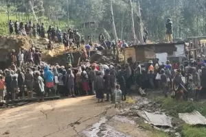 El deslizamiento de tierra enterr vivas a 2.000 personas en Papa Nueva Guinea