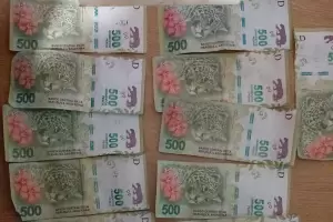 Aprehenden a dos personas y secuestran dinero