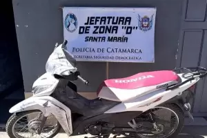 Recuperan una moto sustrada en Santa Mara