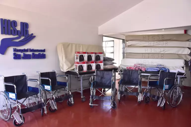 Entrega de Equipamiento y Mejoras en el Hospital Interzonal San Juan Bautista