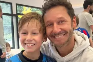 Benjamn Vicua cont que su hijo Beltrn quiere ser futbolista